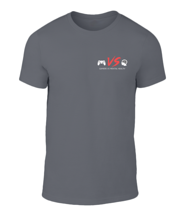 Gamers Vs Mental Health Logo T-Shirt - Image 4
