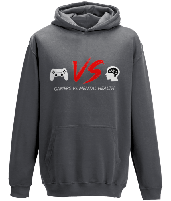 Gamers Vs Mental Health Large Logo Hoodie - Image 2