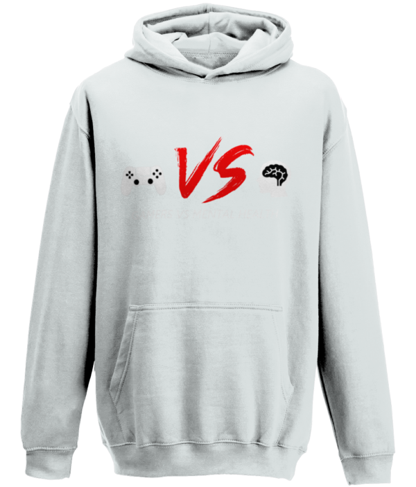 Gamers Vs Mental Health Large Logo Hoodie - Image 3