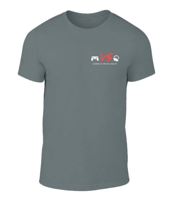 Gamers Vs Mental Health Logo T-Shirt - Image 2