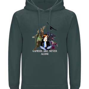 Gamers Are Never Alone – Mens Hoodie