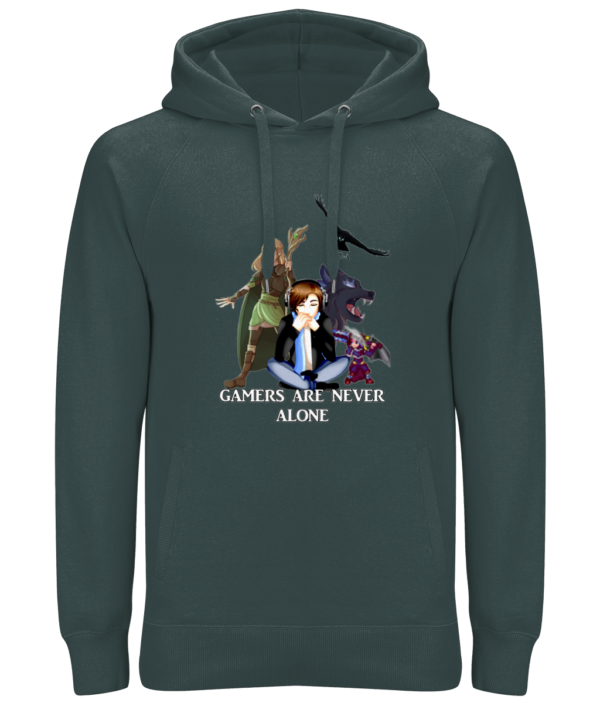 Gamers Are Never Alone - Mens Hoodie - Image 2