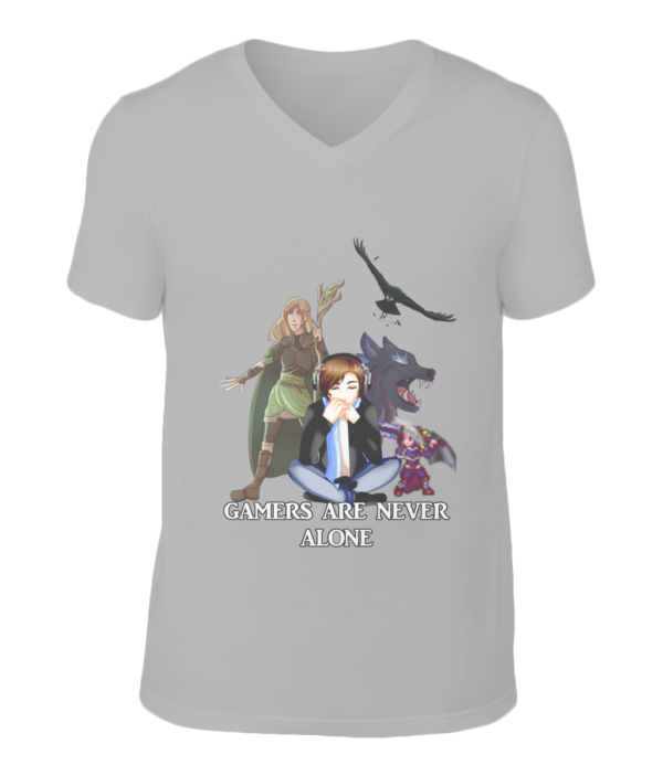 Gamers Are Never Alone Mens Tshirt - Image 5