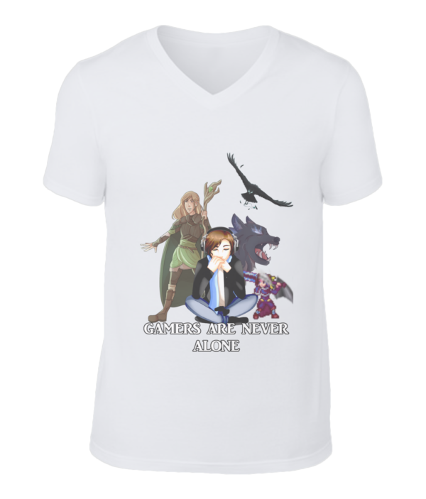 Gamers Are Never Alone Mens Tshirt - Image 8