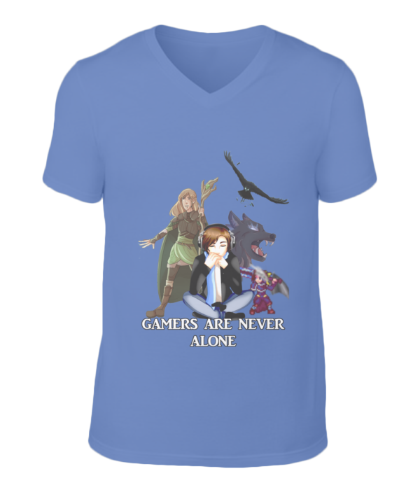 Gamers Are Never Alone Mens Tshirt - Image 3